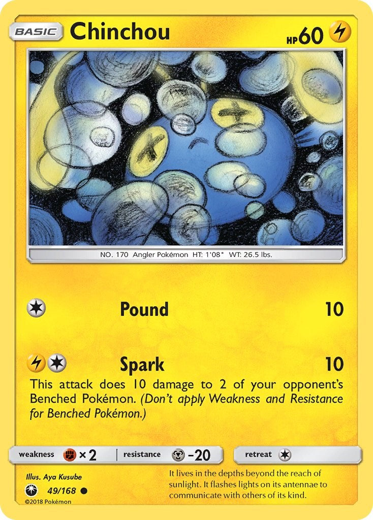 Chinchou [49/168] [Celestial Storm] Reverse Holofoil