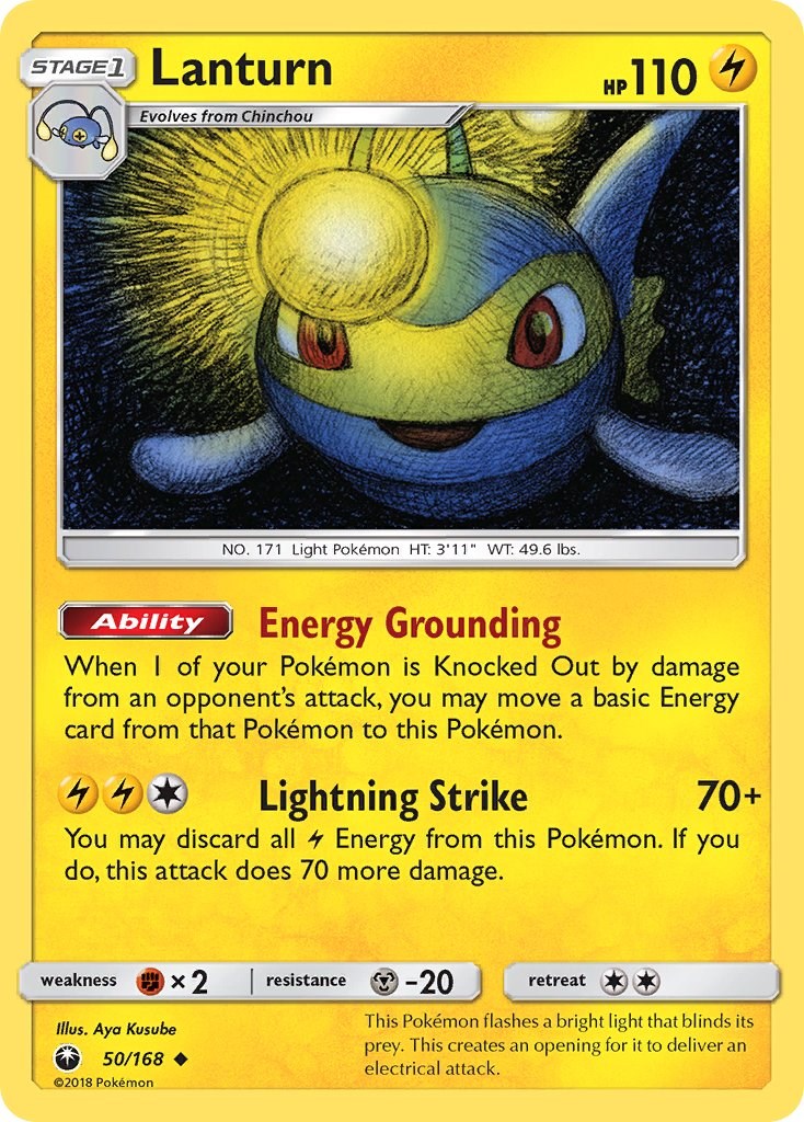 Lanturn [50/168] [Celestial Storm] Reverse Holofoil