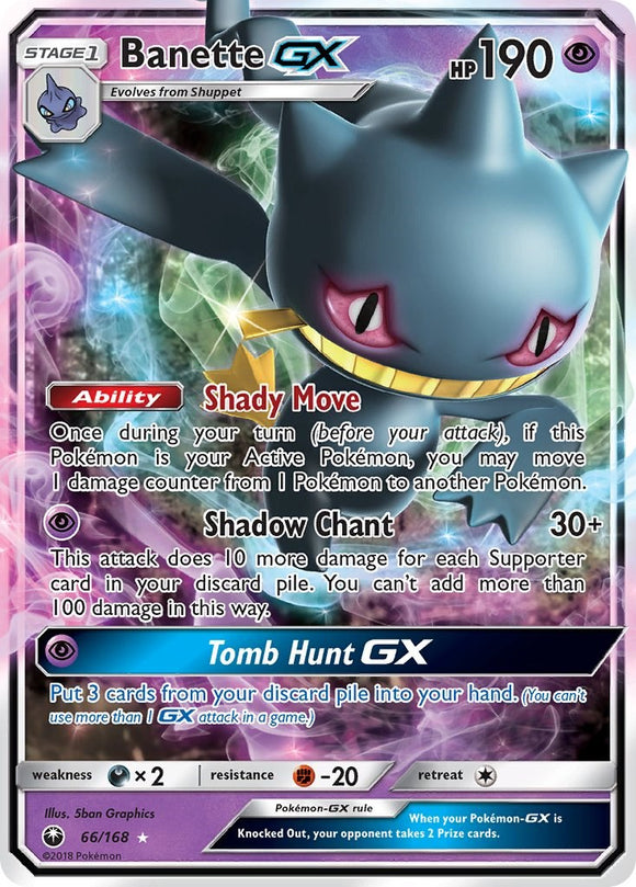 Banette GX (066/168) [Sun & Moon: Celestial Storm]