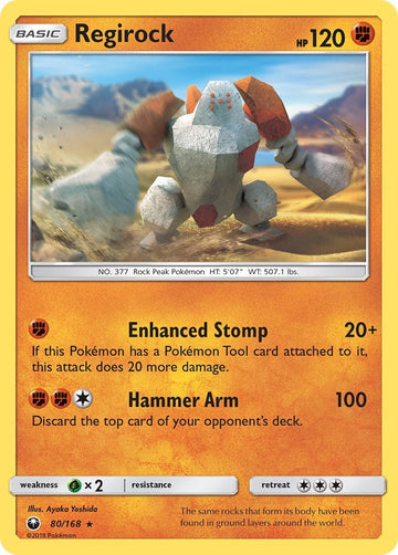 Regirock [80/168] [Celestial Storm] Reverse Holofoil