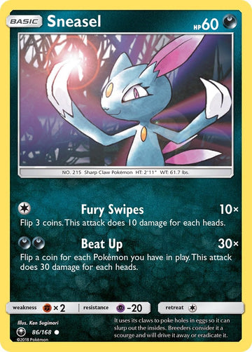 Sneasel (086/168) [Sun & Moon: Celestial Storm]