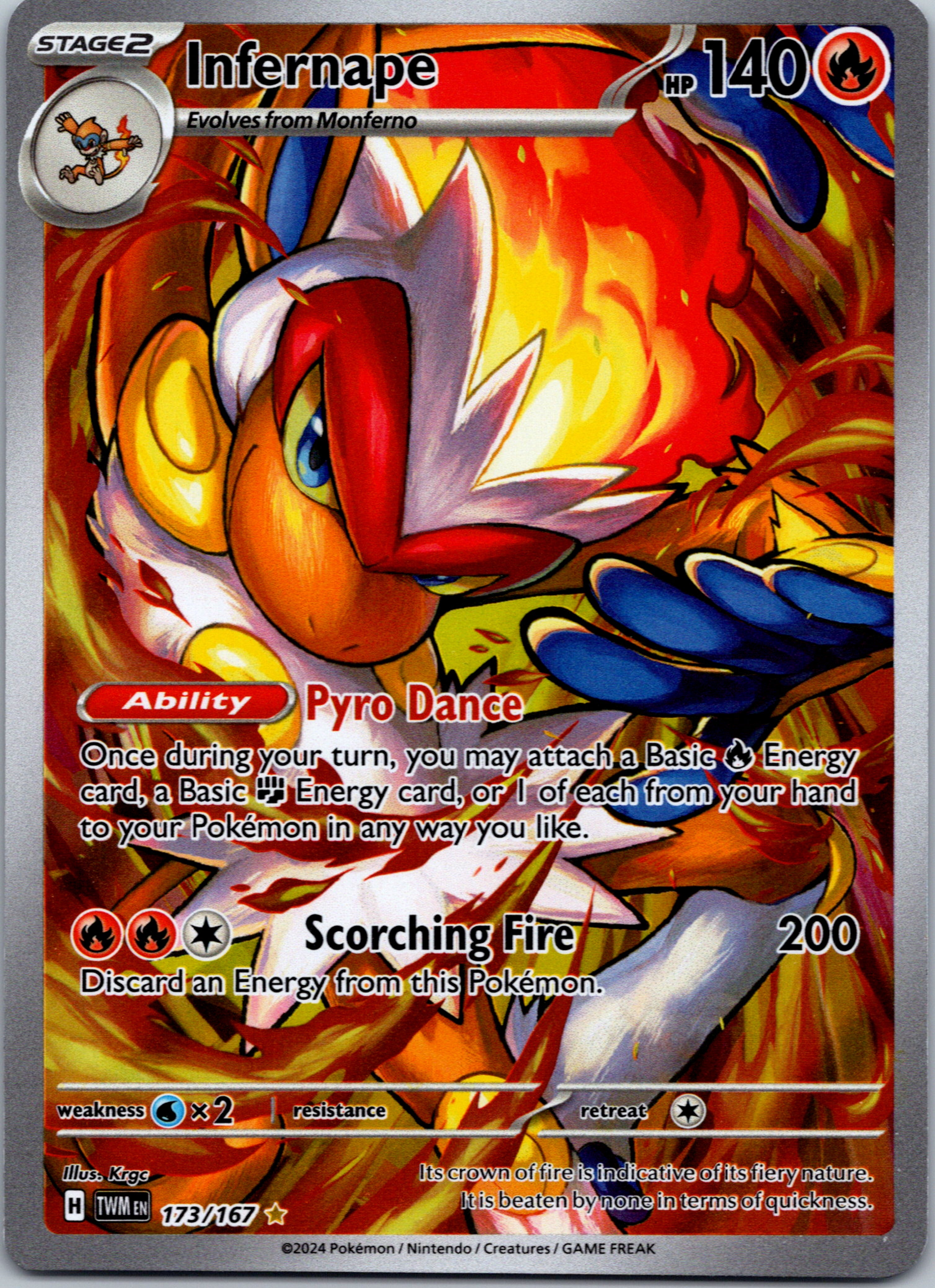 Infernape [173/167] - (Twilight Masquerade) Holofoil