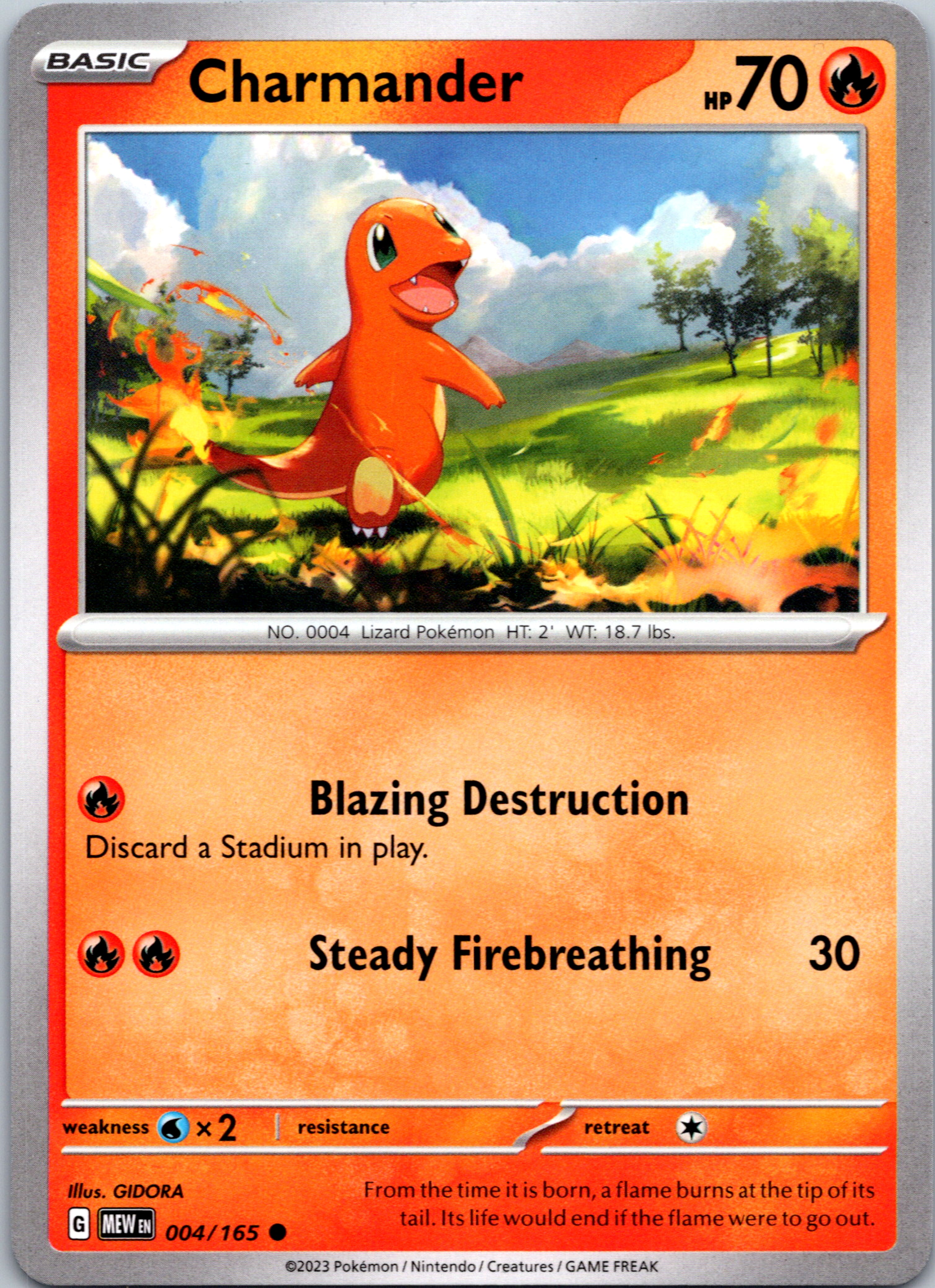 Charmander (004/165) [Scarlet & Violet:  151]