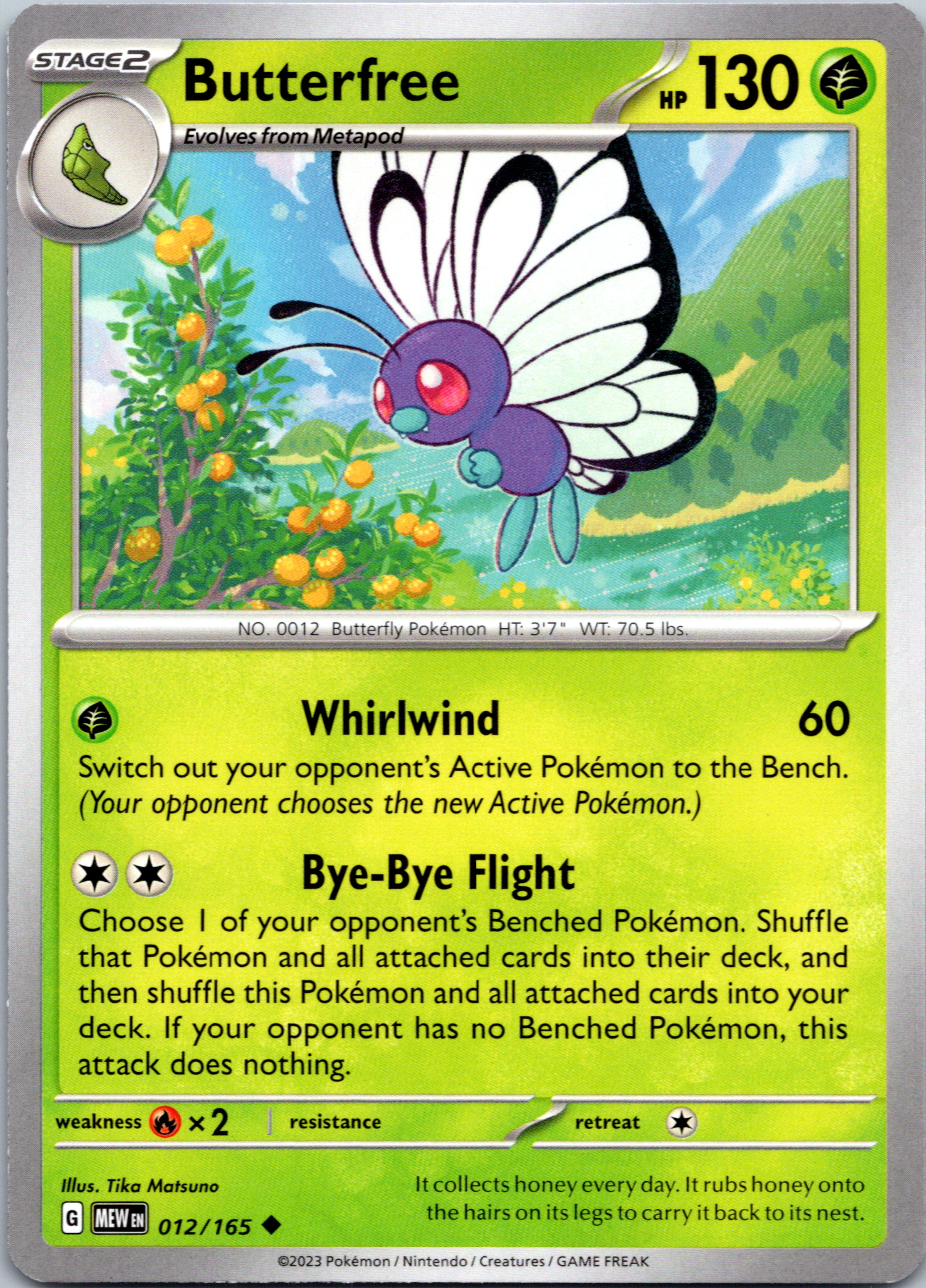 Butterfree (012/165) [Scarlet & Violet:  151]