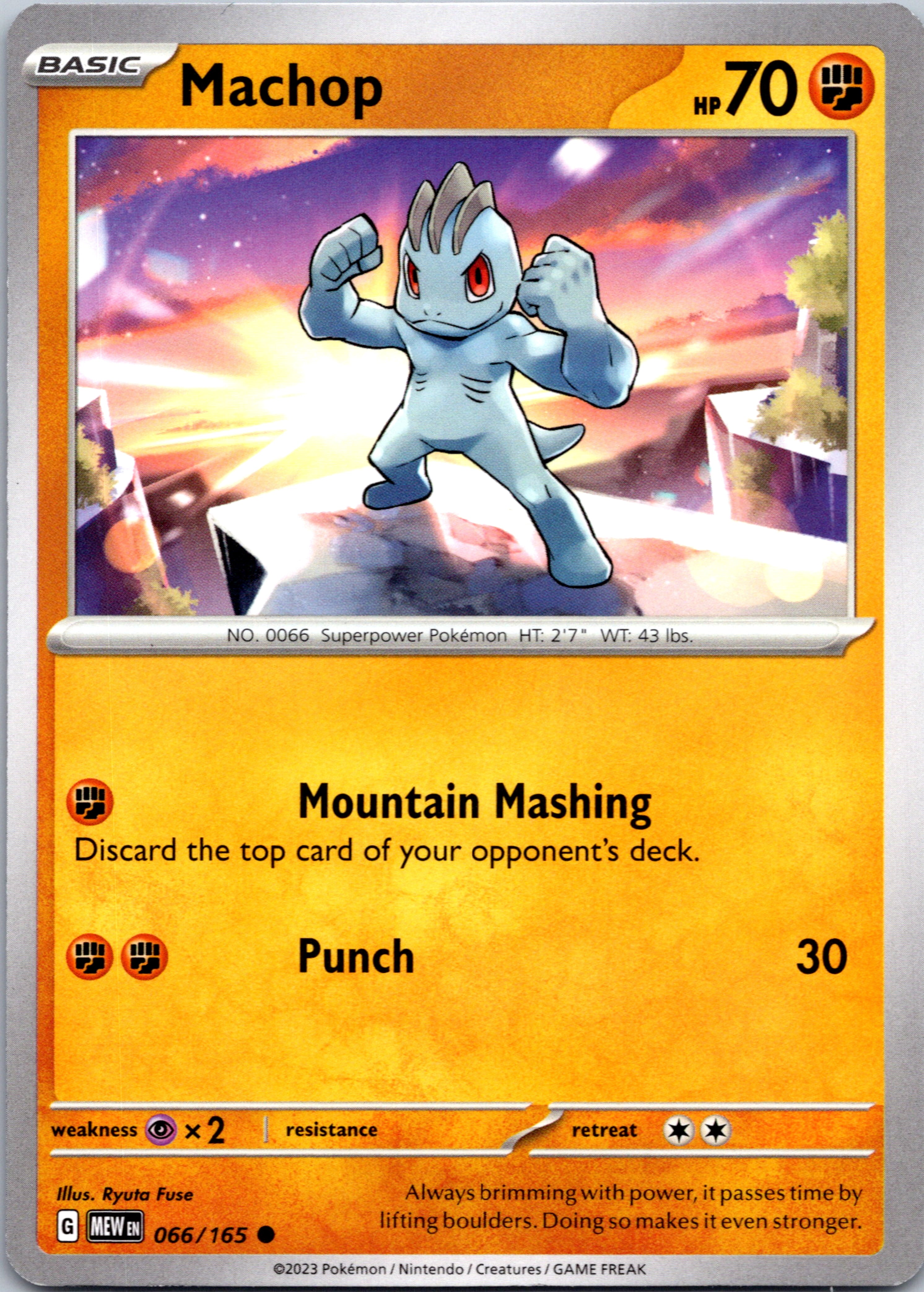 Machop (066/165) [Scarlet & Violet:  151]