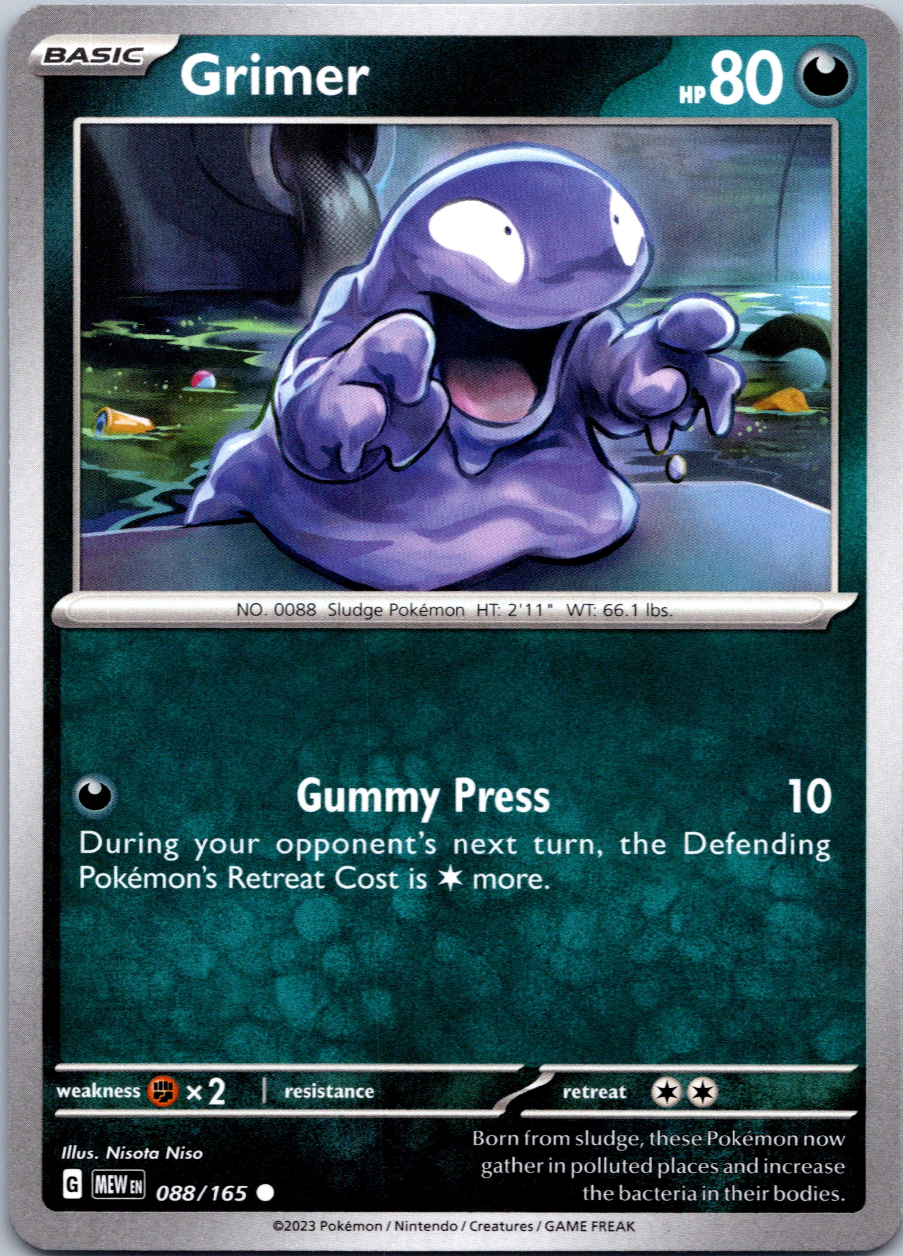 Grimer (088/165) [Scarlet & Violet:  151] Reverse Holofoil