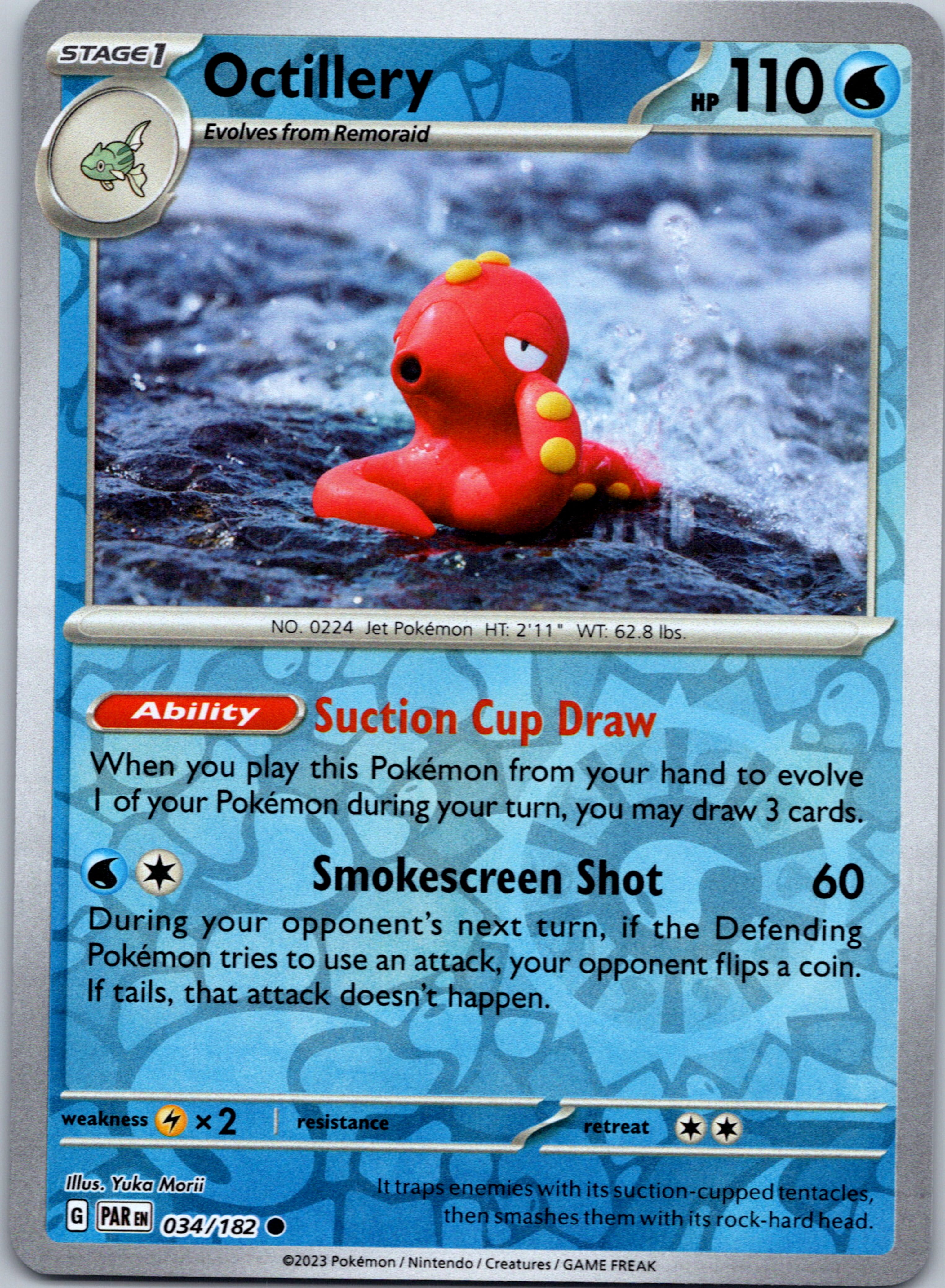 Octillery (034/182) - [Scarlet & Violet: Paradox Rift] Reverse Holofoil