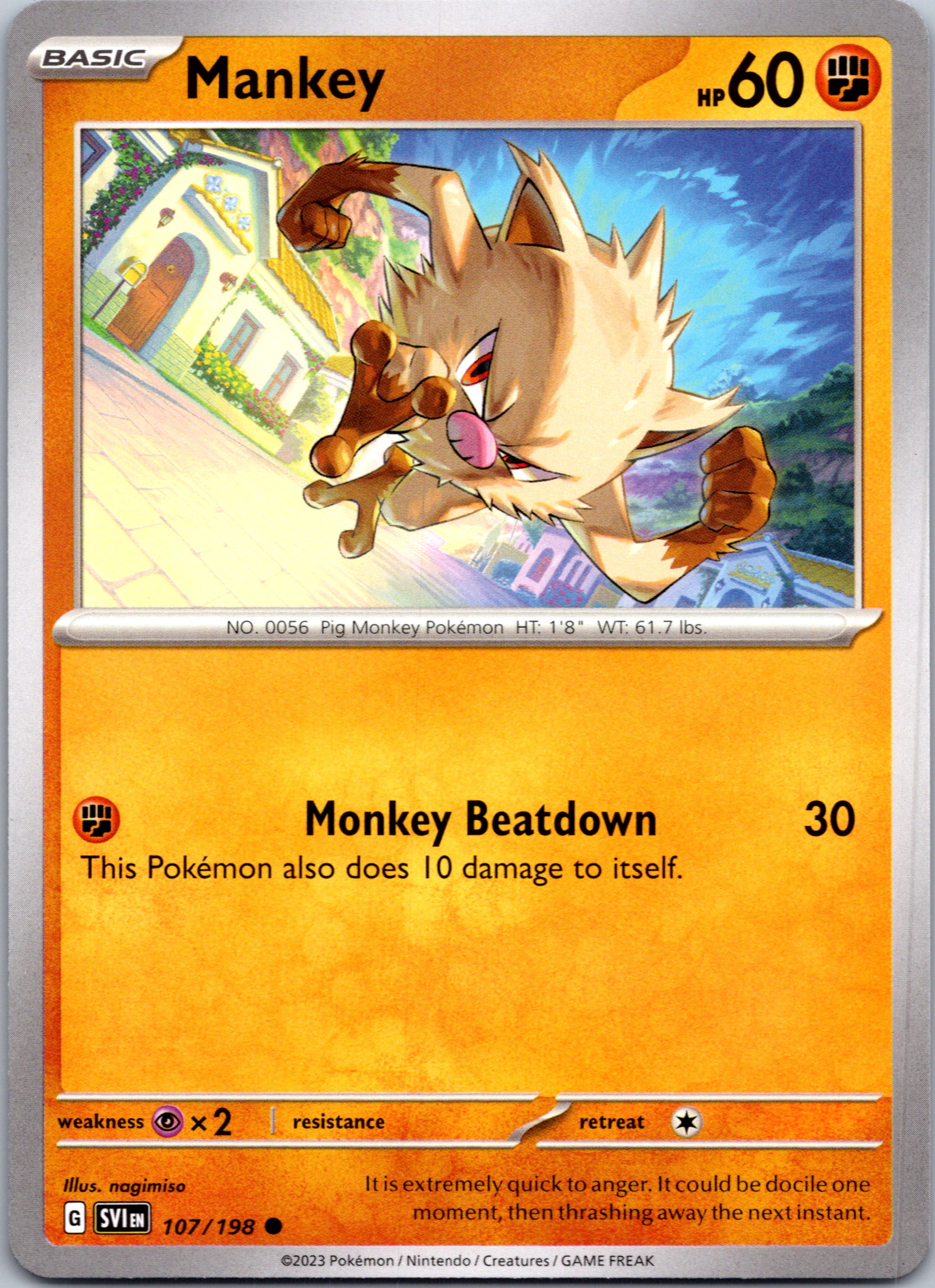 Mankey (107/198) [Scarlet & Violet: Base Set]