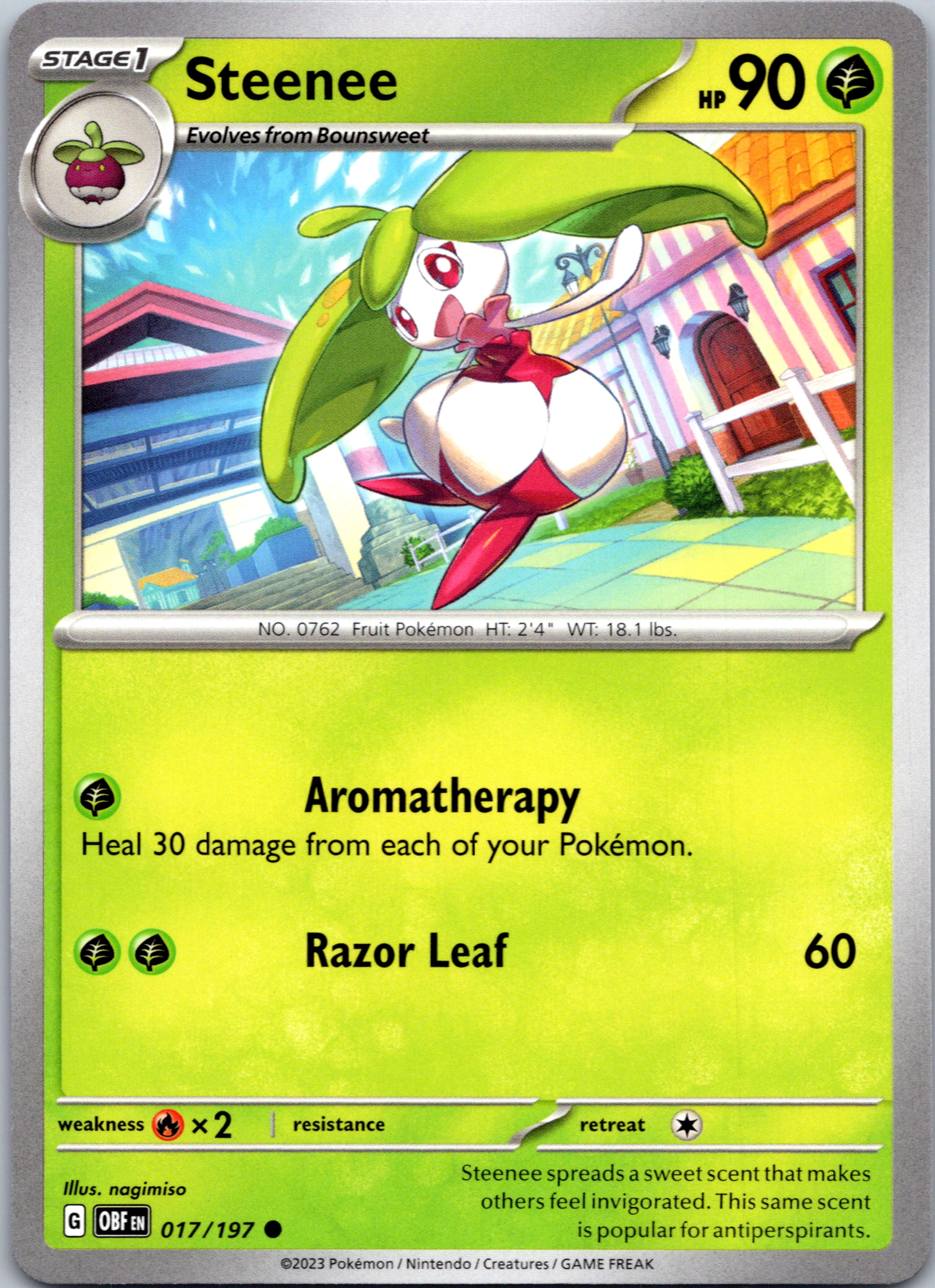 Steenee (017/197) [Scarlet & Violet: Obsidian Flames]