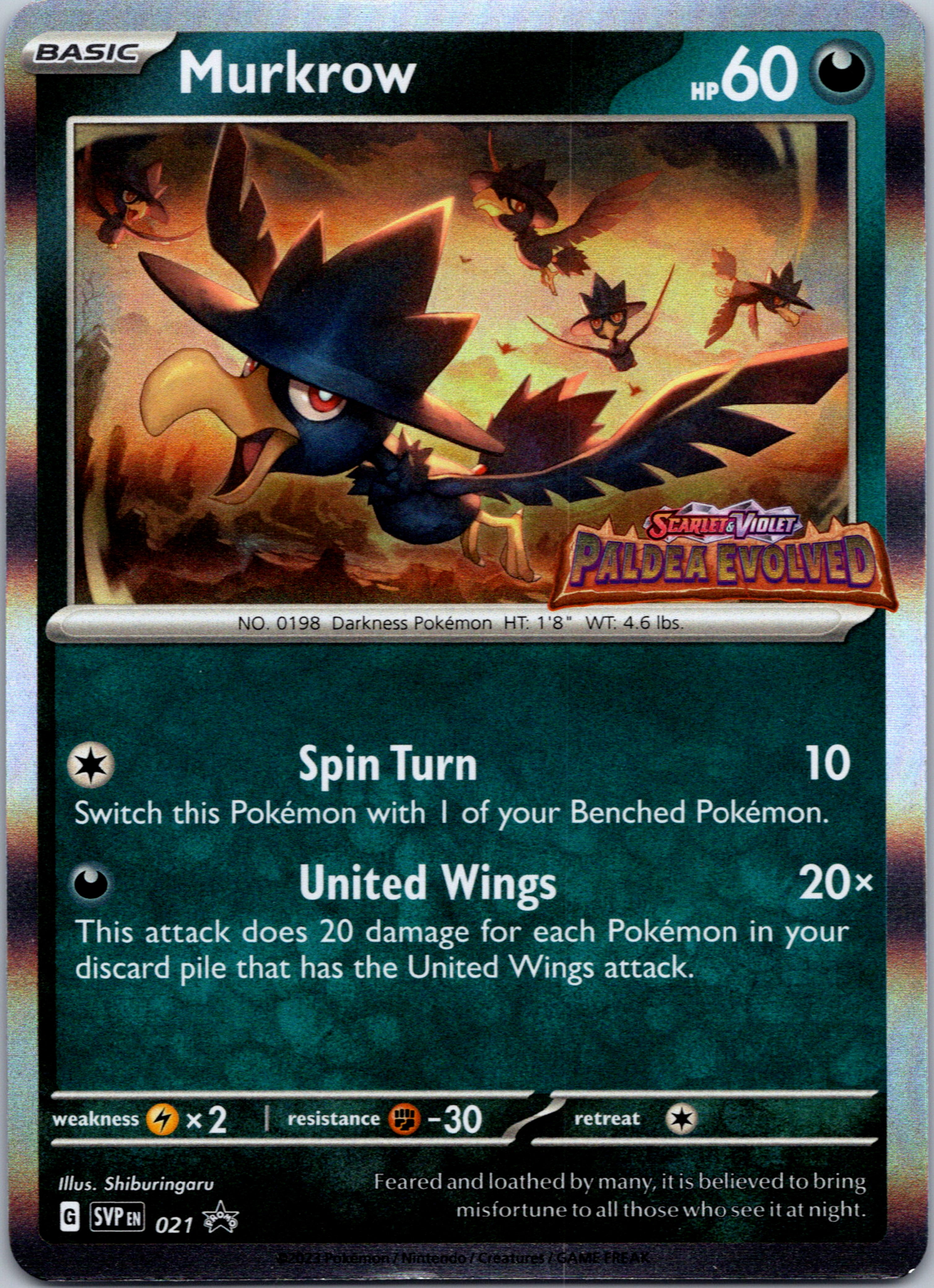 Murkrow (021) [Scarlet & Violet: Black Star Promos]