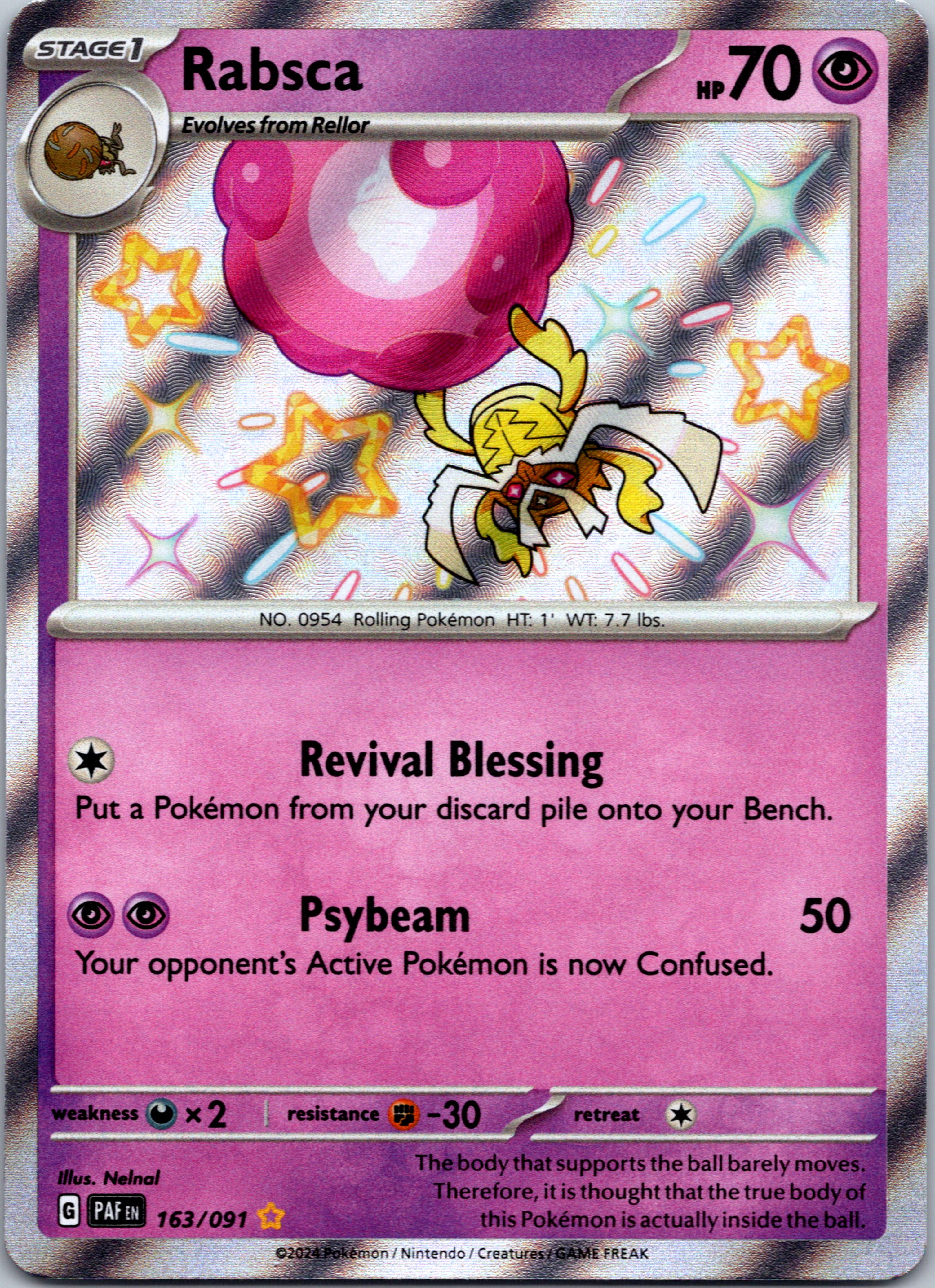 Rabsca [163/091] - (Paldean Fates) Holofoil