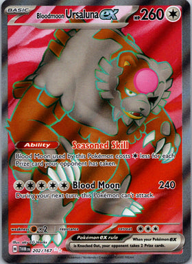 Bloodmoon Ursaluna ex [202/167] - (Twilight Masquerade) Holofoil