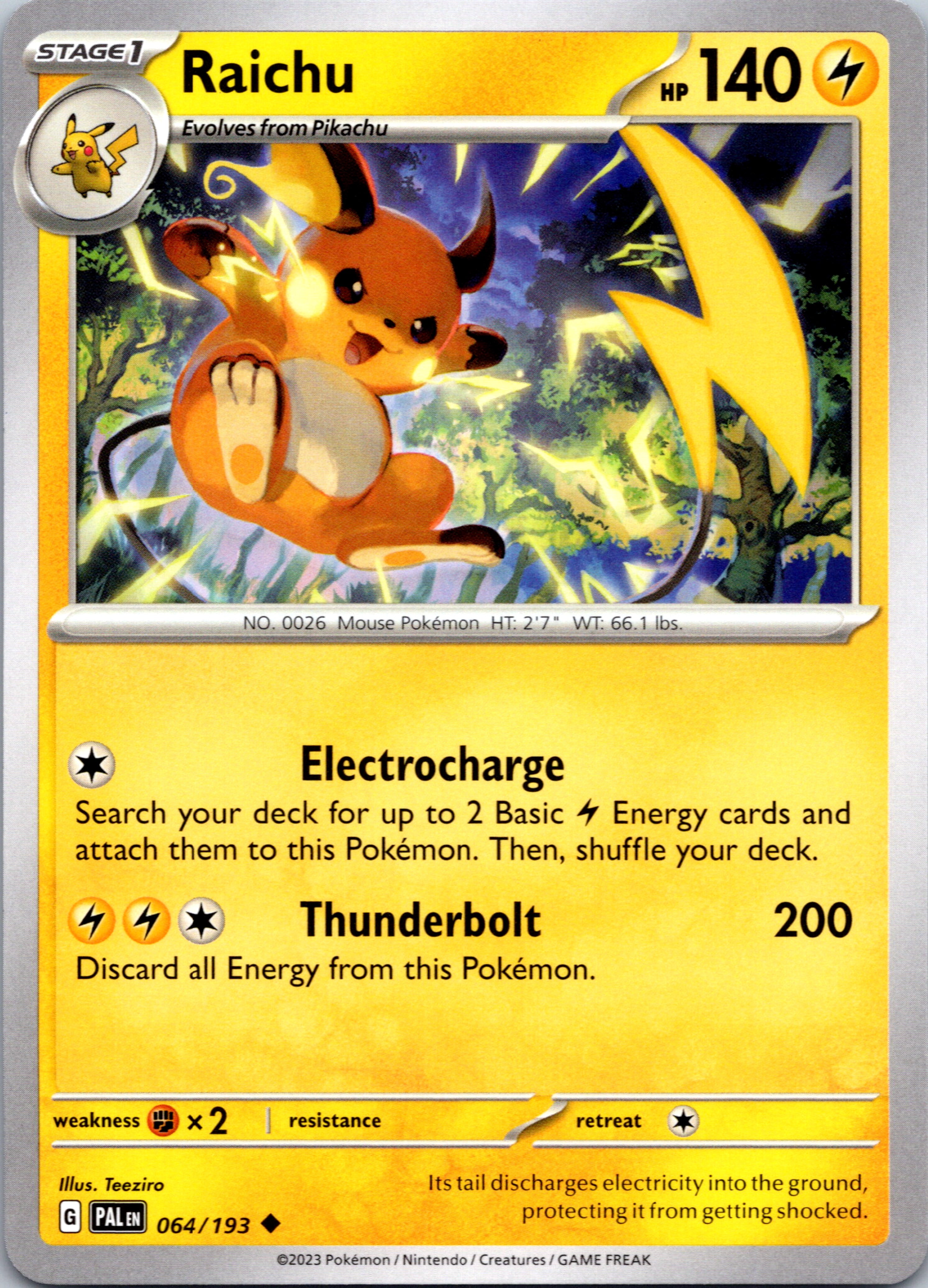 Raichu (064/193) [Scarlet & Violet: Paldea Evolved]