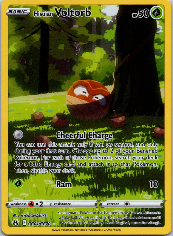 Hisuian Voltorb (GG01/GG70) [Sword & Shield: Crown Zenith]