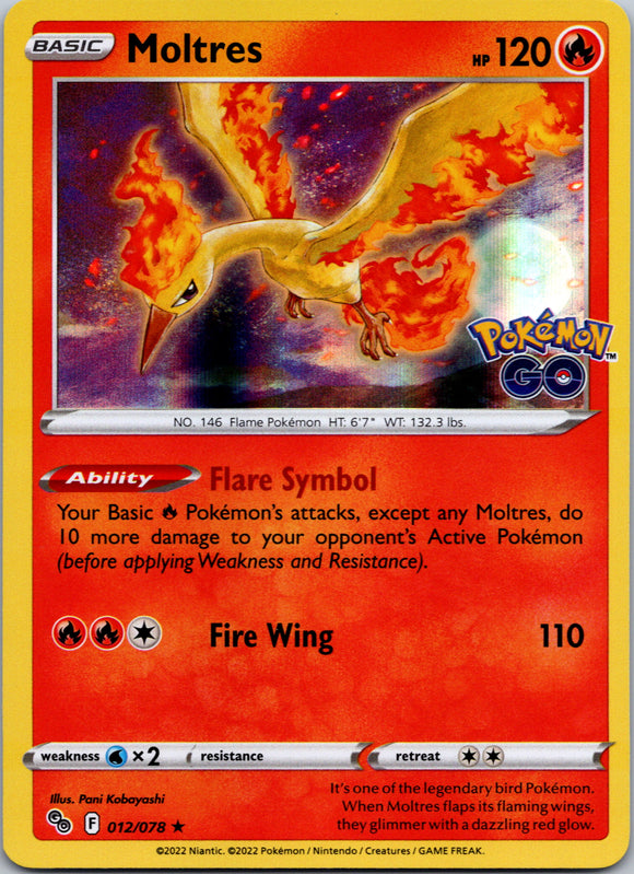 Moltres (012/078) [Pokémon  GO]