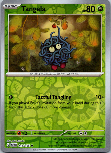 Tangela (114/165) [Scarlet & Violet:  151] Reverse Holofoil