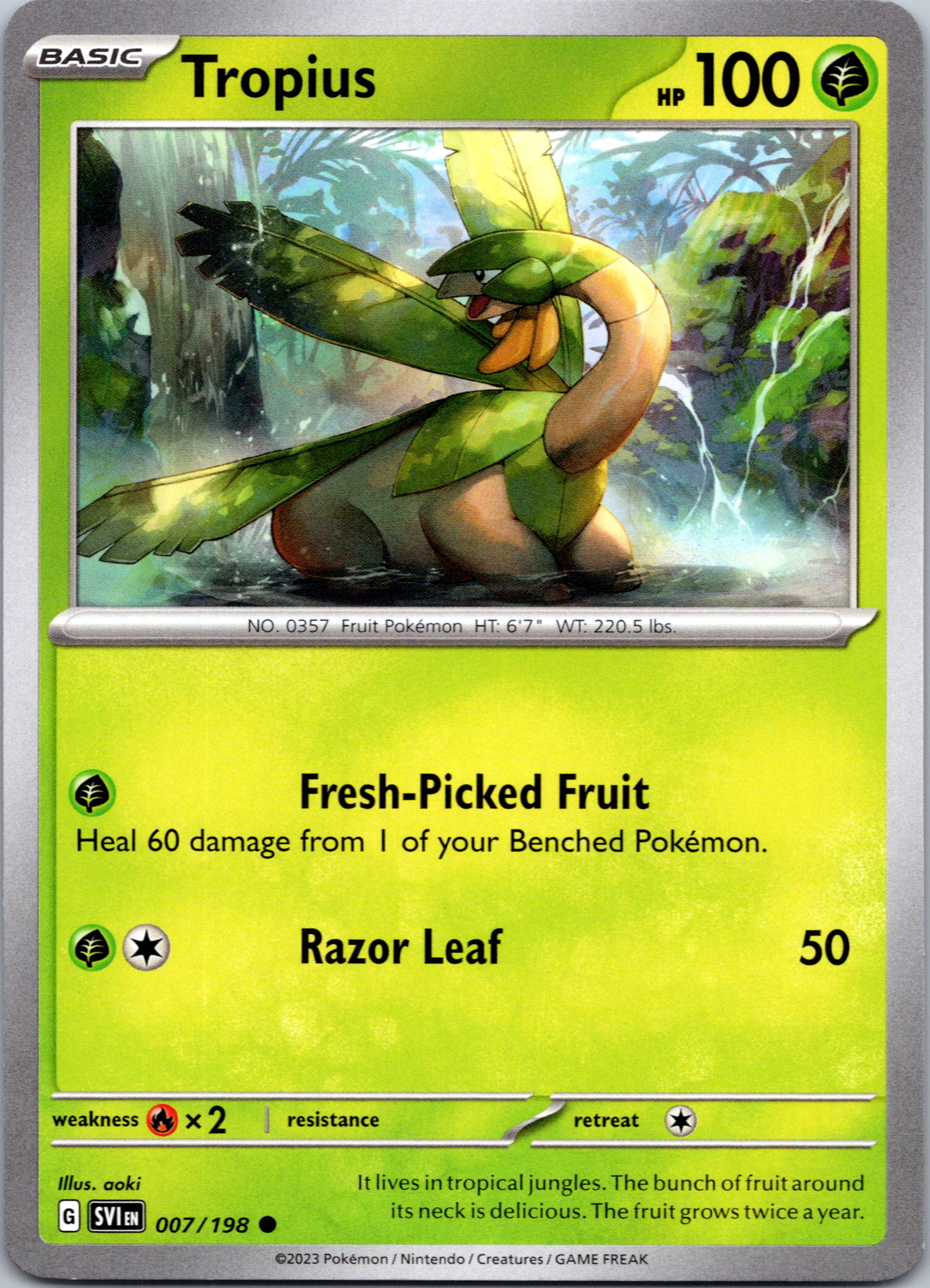 Tropius (007/198) [Scarlet & Violet: Base Set]