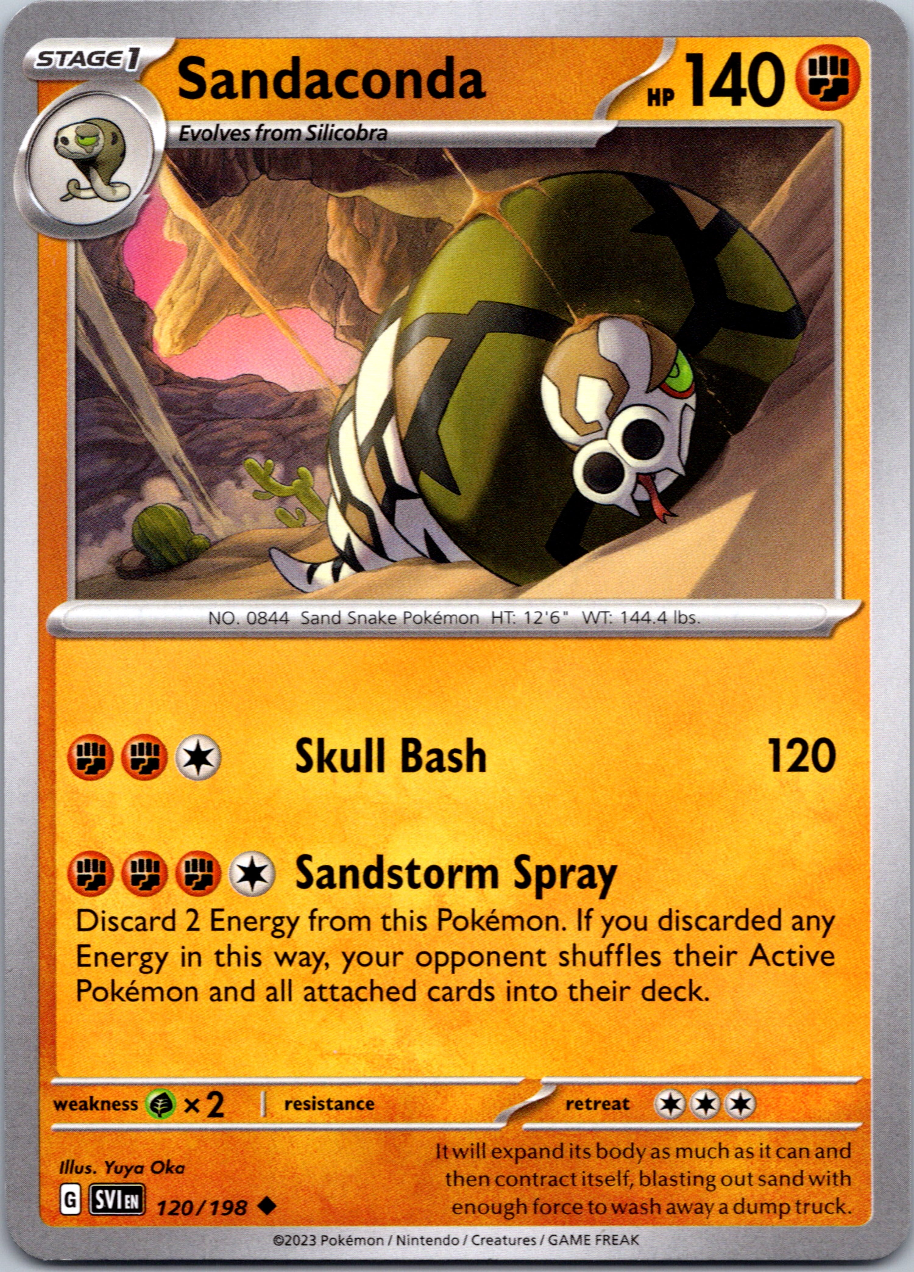 Sandaconda (120/198) [Scarlet & Violet: Base Set]