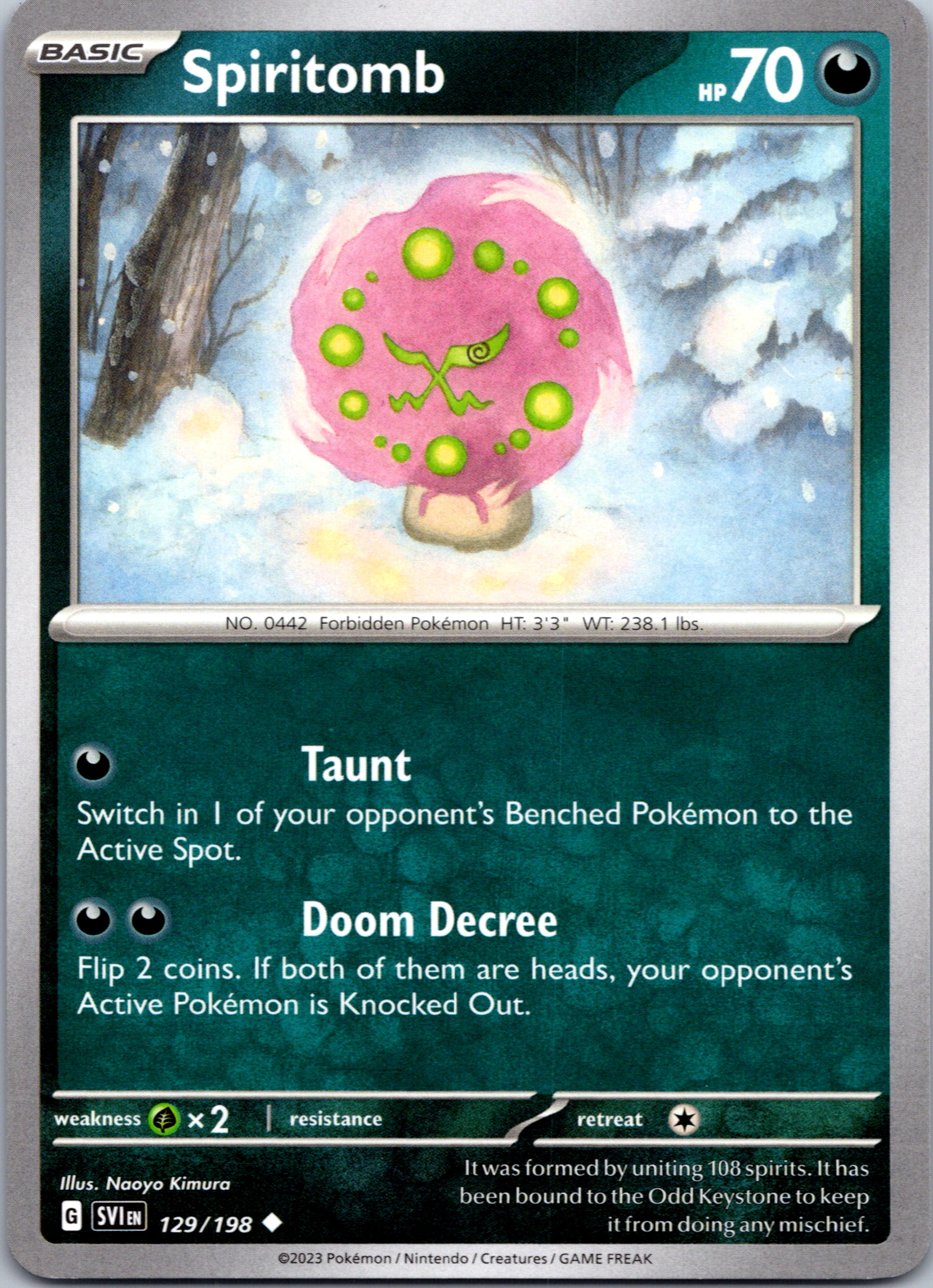 Spiritomb (129/198) [Scarlet & Violet: Base Set]