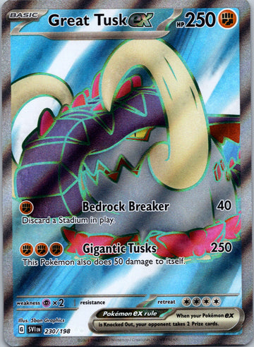 Great Tusk ex (230/198) [Scarlet & Violet: Base Set]