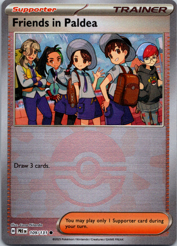 Friends in Paldea [109/131] - (Poke Ball Pattern) - (Prismatic Evolutions) Holofoil