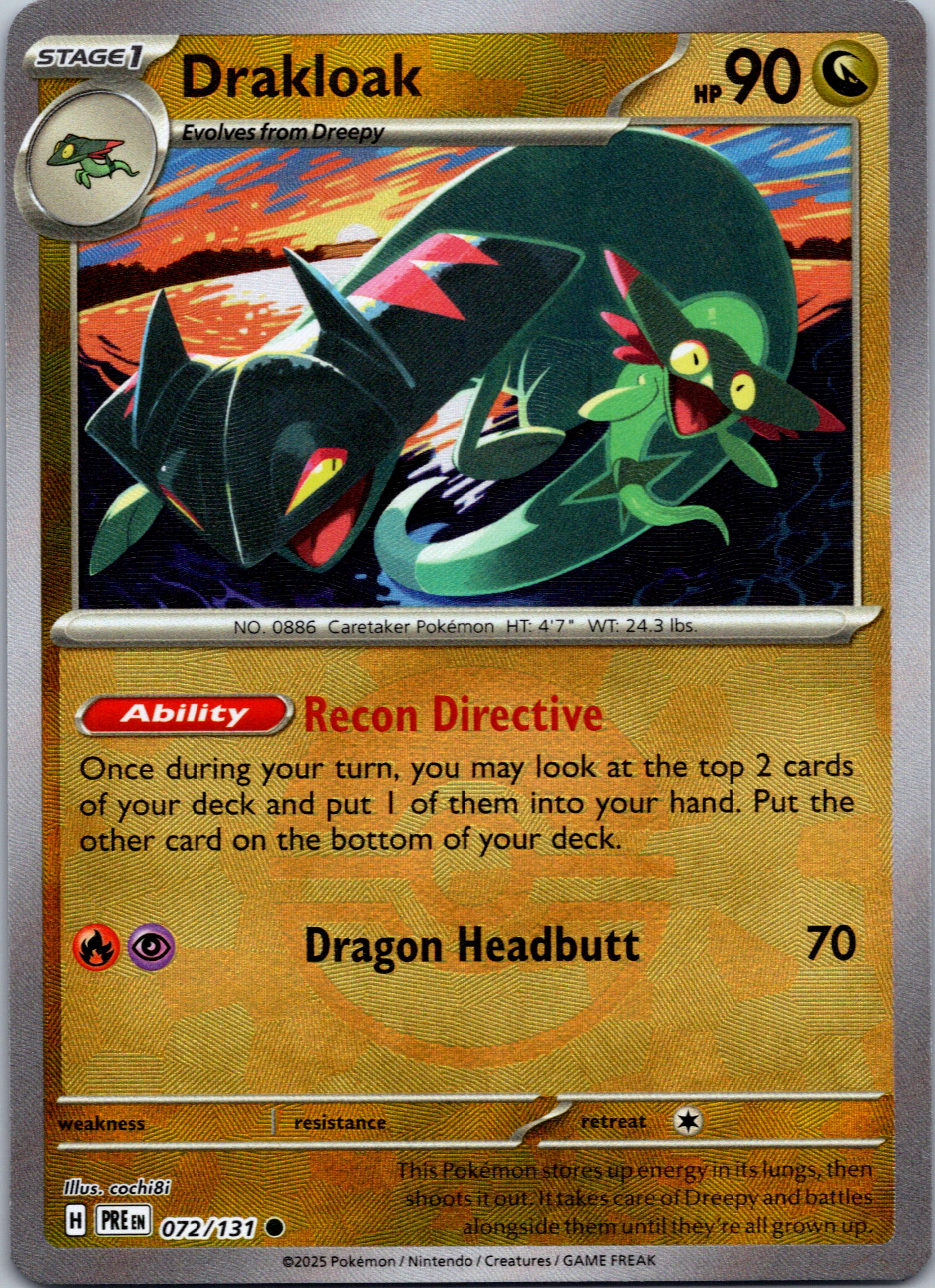 Drakloak (Poke Ball Pattern) [072/131] - (Prismatic Evolutions) Holofoil