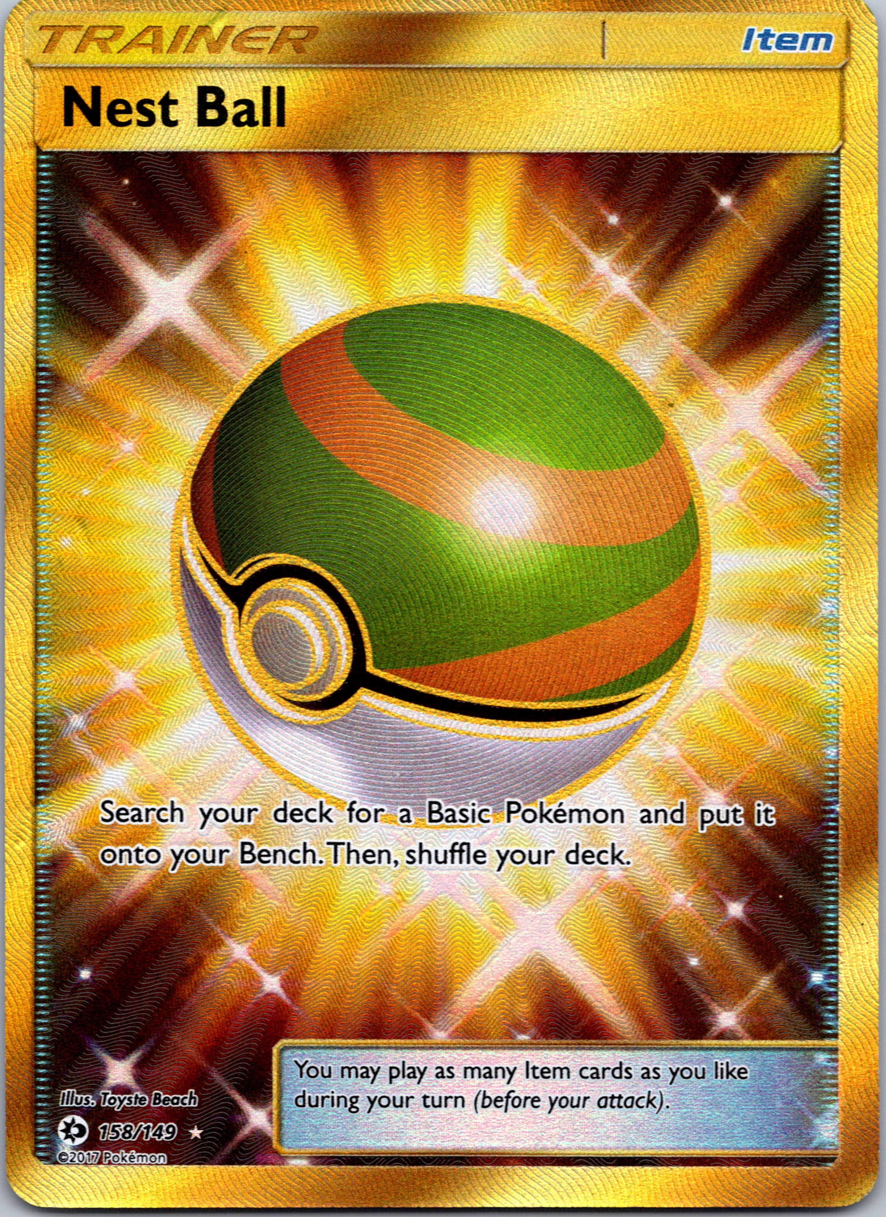 Nest Ball (Secret) (158/149) [SM Base Set]