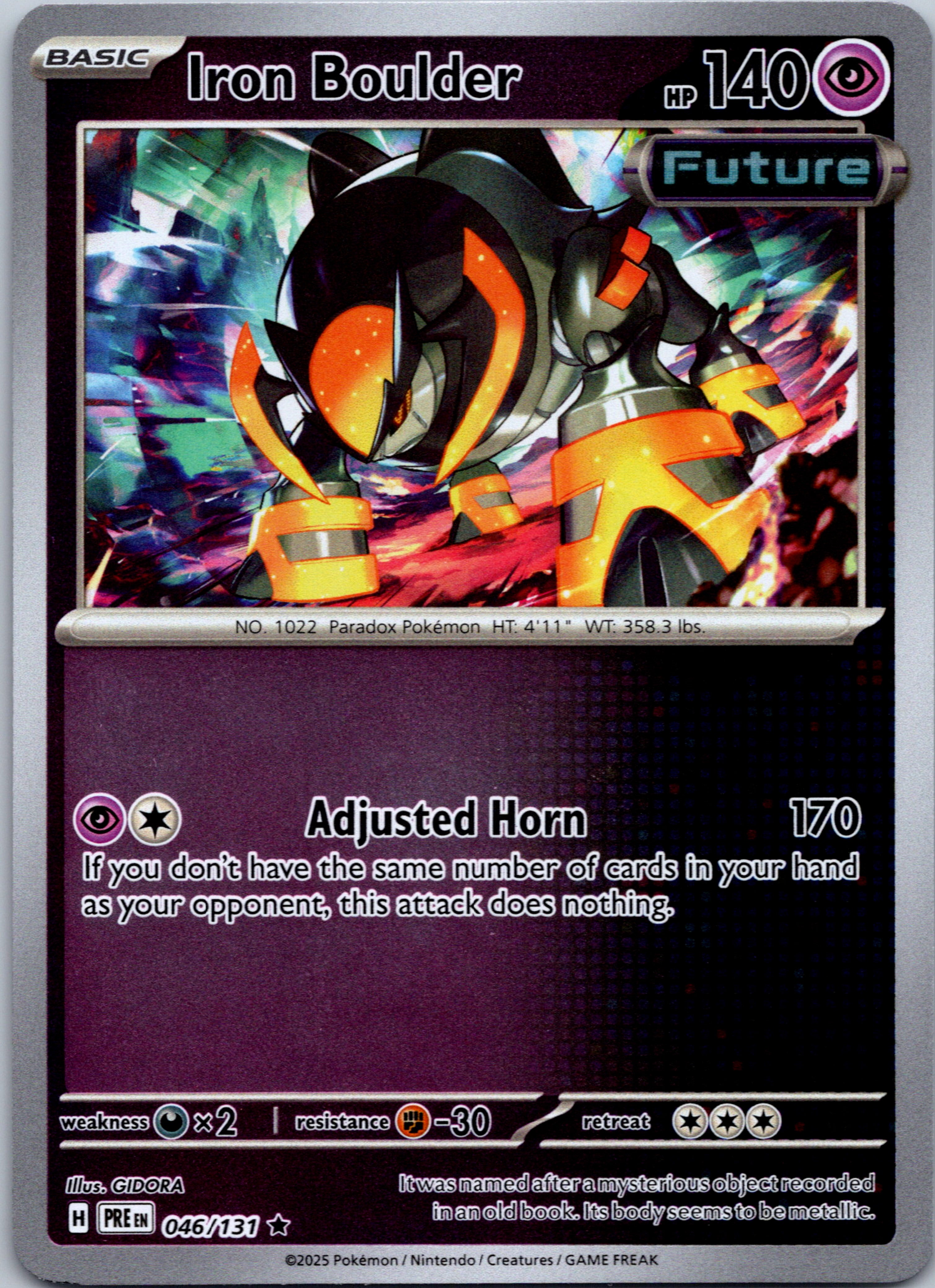 Iron Boulder [046/131] - (Prismatic Evolutions) Reverse Holofoil