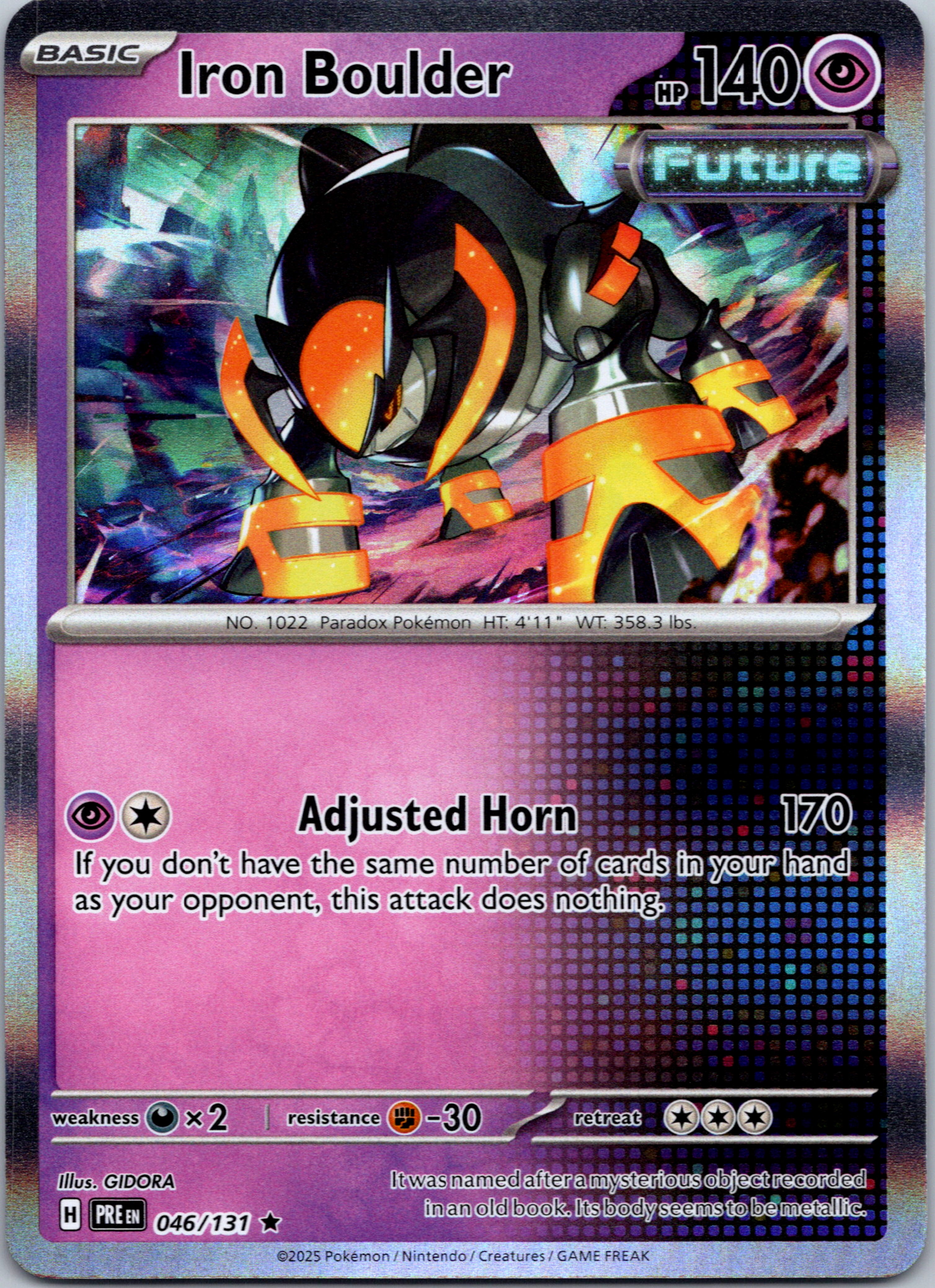 Iron Boulder [046/131] - (Prismatic Evolutions) Holofoil