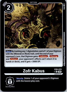 Zofr Kabus (Limited Foil) [EX8-070-C] [Chain of Liberation] Foil