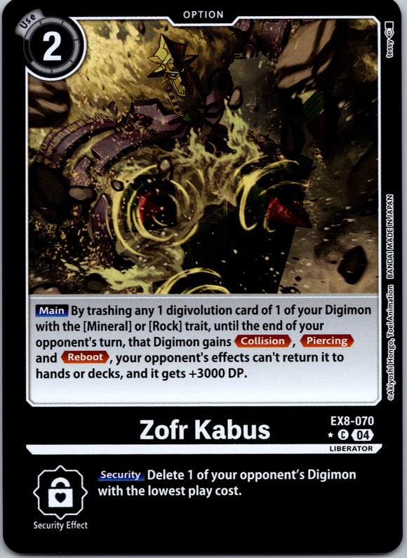 Zofr Kabus (Limited Foil) [EX8-070-C] [Chain of Liberation] Foil