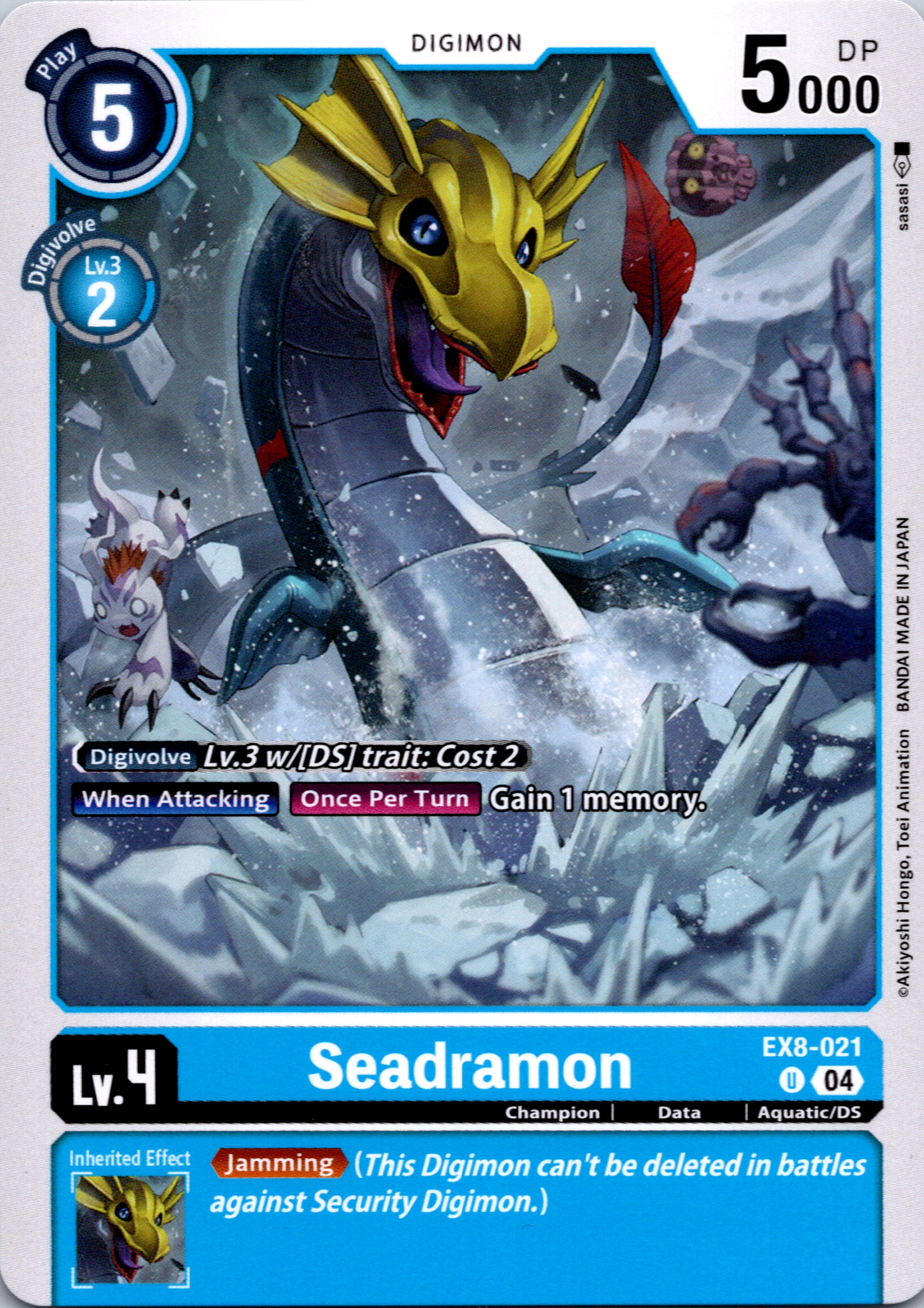 Seadramon [EX8-021-U] [Chain of Liberation] Normal