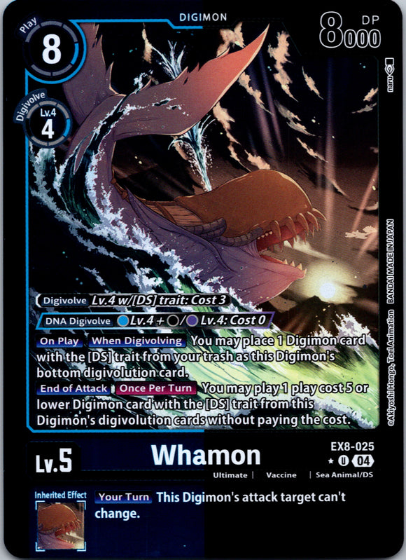 Whamon (Limited Foil) [EX8-025-U] [Chain of Liberation] Foil