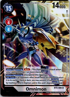 Omnimon (Alternate Art - sasasi) [BT5-086] [Battle of Omni] Foil