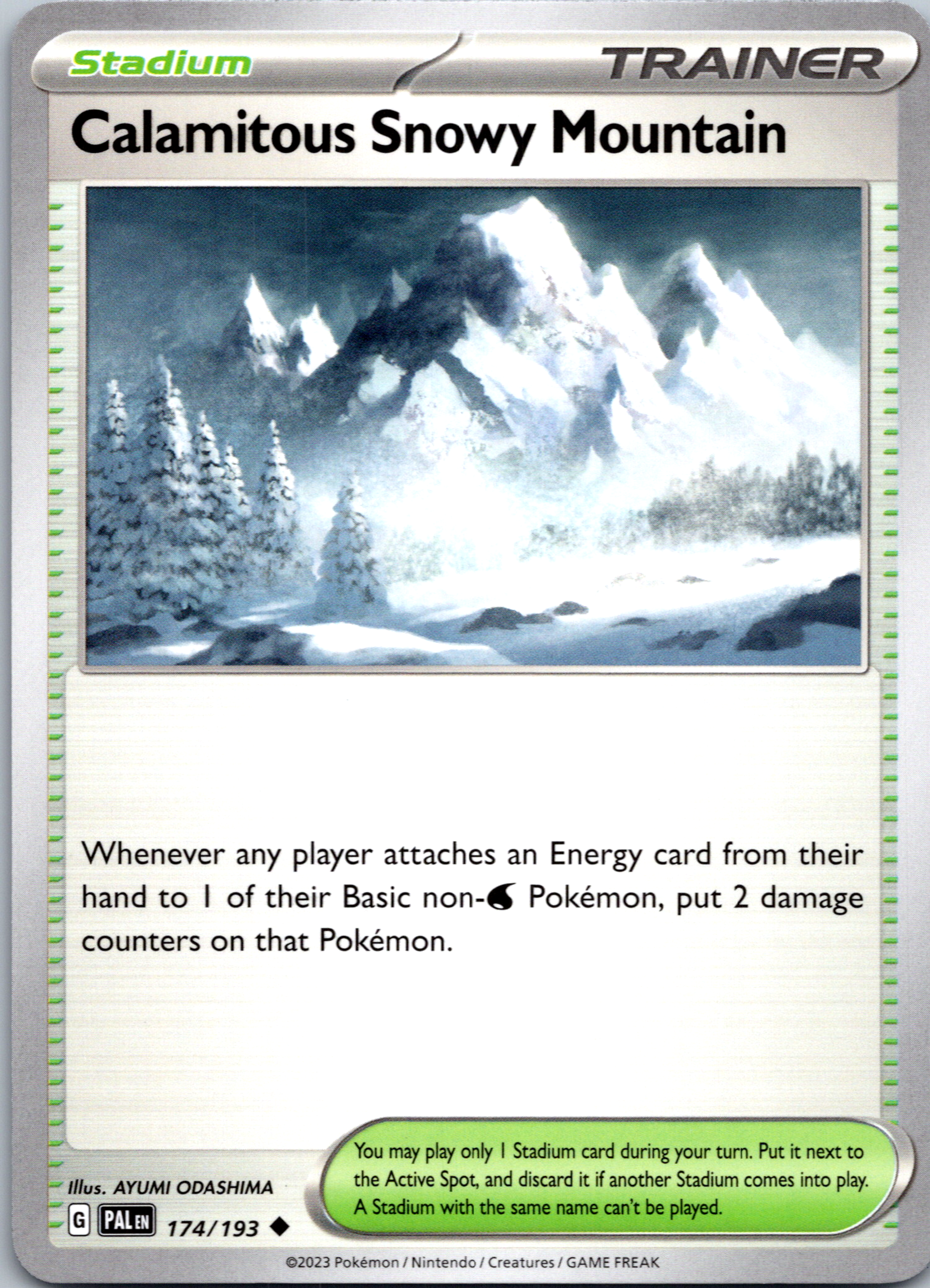 Calamitous Snowy Mountain (174/193) [Scarlet & Violet: Paldea Evolved]