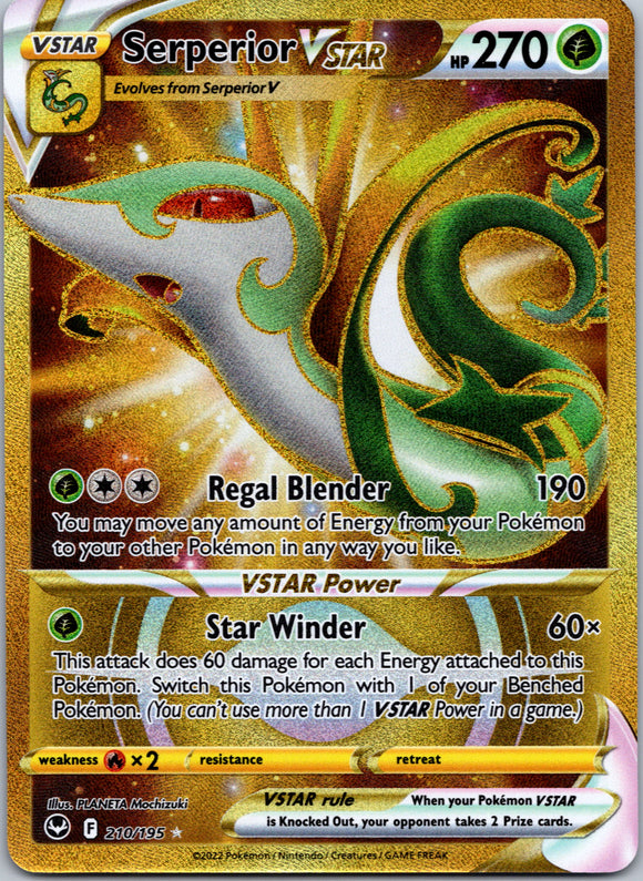 Serperior VSTAR (210/195) [Sword & Shield: Silver Tempest]