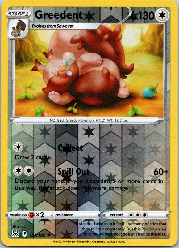 Greedent [151/196] [Lost Origin] Reverse Holofoil