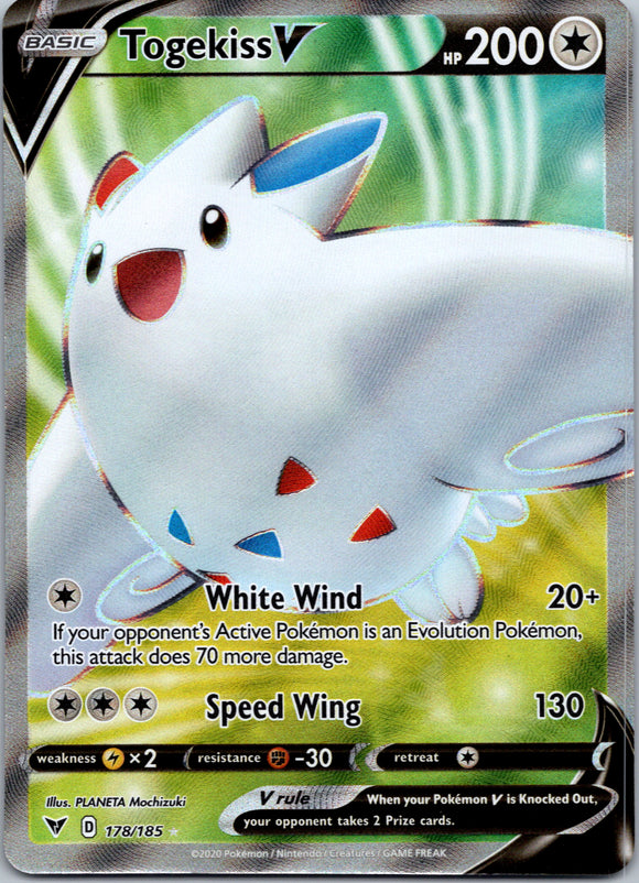 Togekiss V (Full Art) [178/185] [SWSH04: Vivid Voltage]