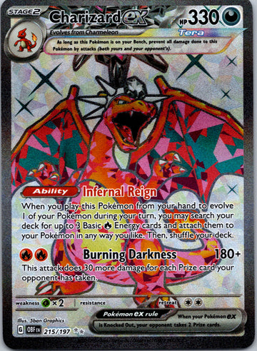 Charizard ex (215/197) [Scarlet & Violet: Obsidian Flames]