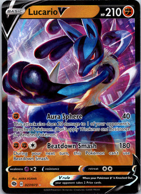 Lucario V [027/073] [Champion's Path] Holofoil
