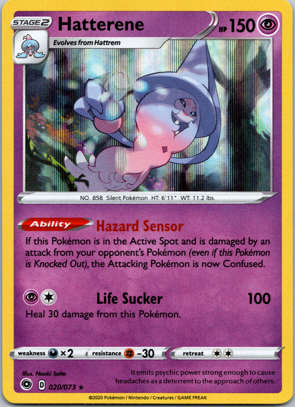 Hatterene [020/073] [Champion's Path] Holofoil