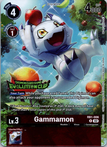 Gammamon - RB1-006 (2024 Evolution Cup) [RB1-006 R] [Resurgence Booster] Foil