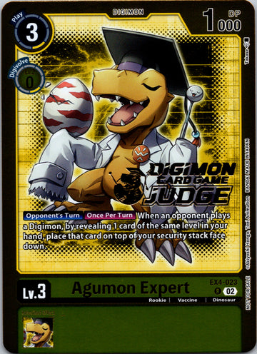 Agumon Expert - EX4-023 (Judge Pack 4) [EX4-023] [Alternative Being Booster] Foil