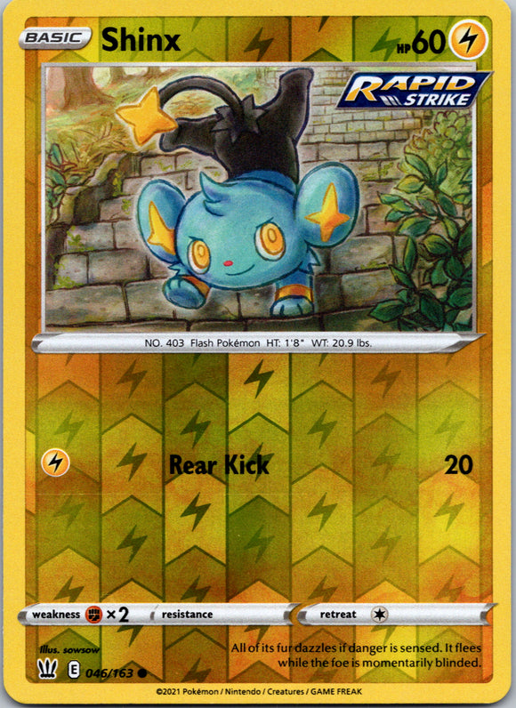 Shinx [046/163] [Battle Styles] Reverse Holofoil
