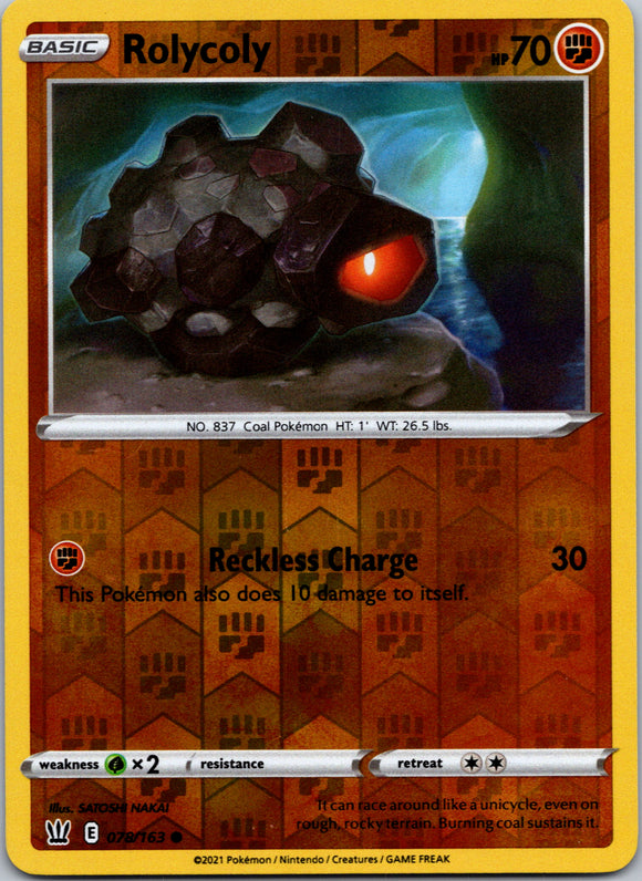 Rolycoly [078/163] [Battle Styles] Reverse Holofoil