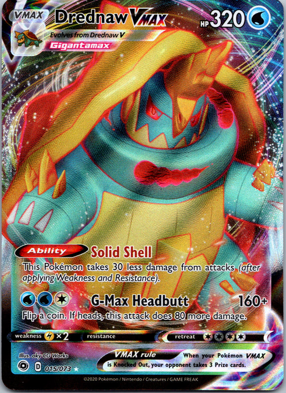 Drednaw VMAX [015/073] [Champion's Path] Holofoil