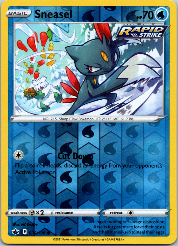 Sneasel [030/198] [Chilling Reign] Reverse Holofoil