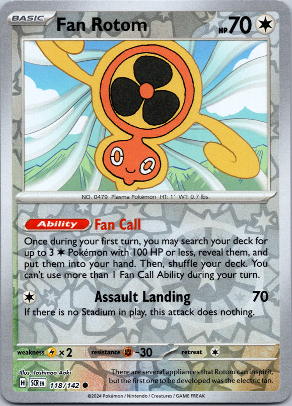 Fan Rotom [118/142] - (Stellar Crown) Reverse Holofoil