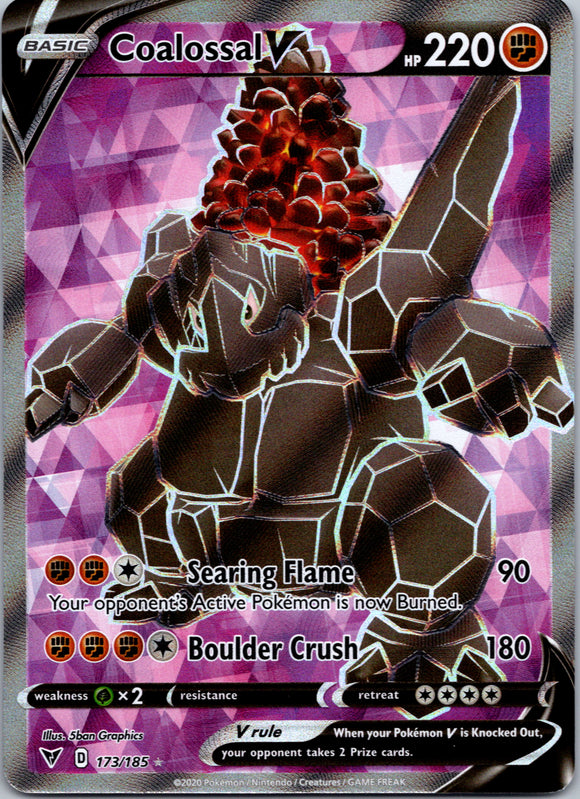Coalossal V (Full Art) [173/185] [SWSH04: Vivid Voltage]