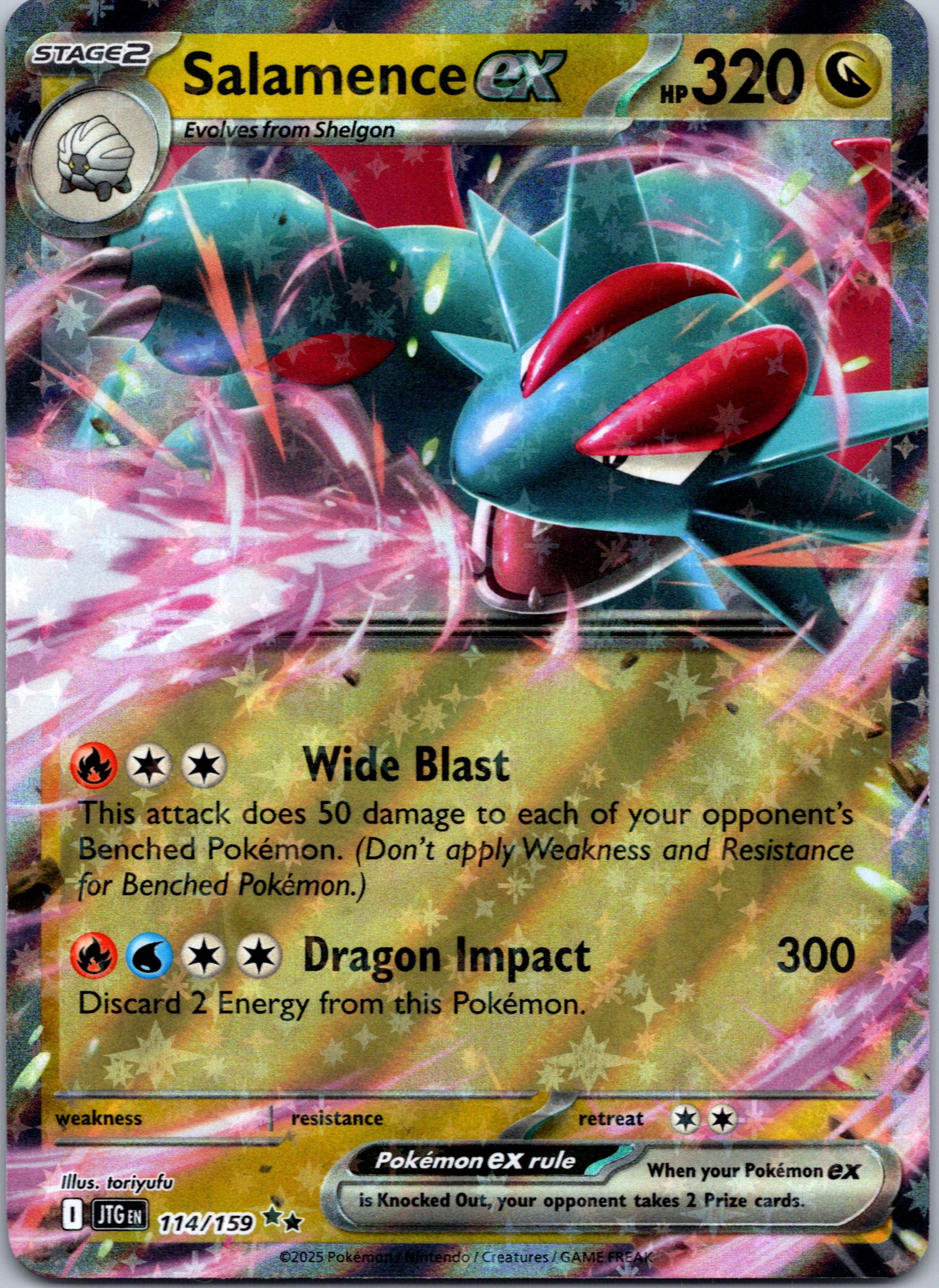 Salamence ex [114/159] [Journey Together] Holofoil